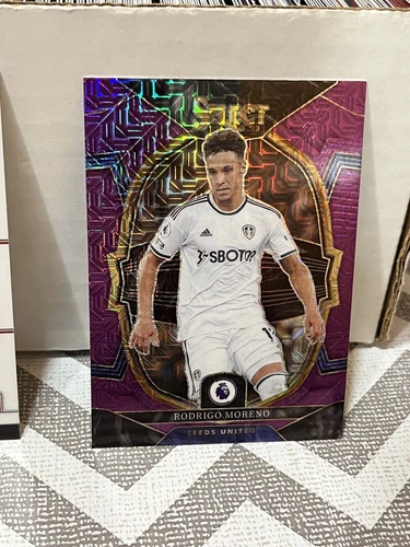 2022 Panini Select Premier League Terrace Purple Mojo Prizm Rodrigo Moreno #48
