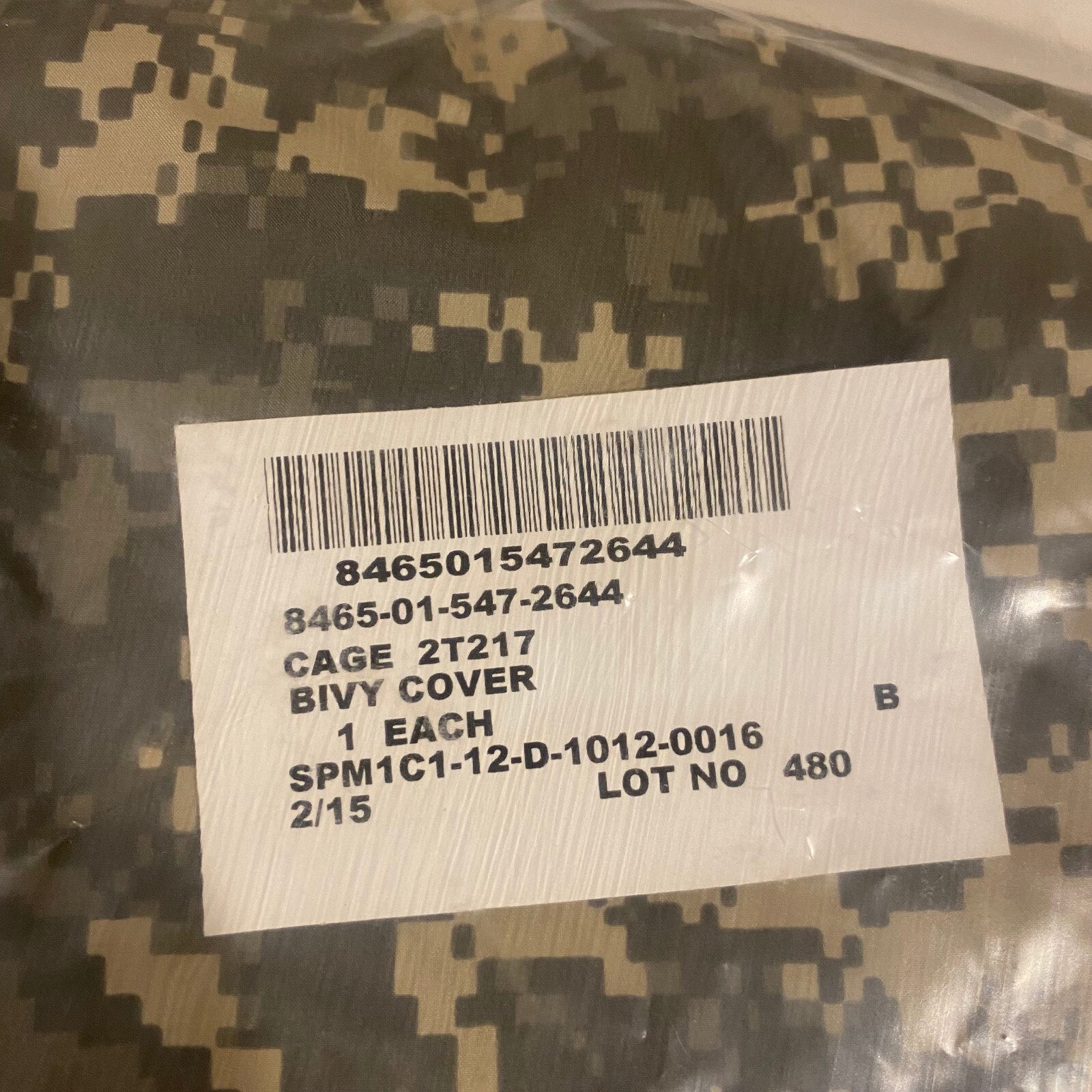 NEW ARMY USGI ACU BIVY COVER MILITARY SLEEP SYSTEM MSS GORETEX DIGITAL