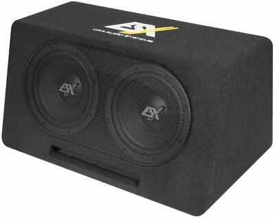 ESX DBX Dual Bassreflex Auto Doppel Subwoofer DBX-208Q 2x20 cm 800 Watt - Bild 1 von 3