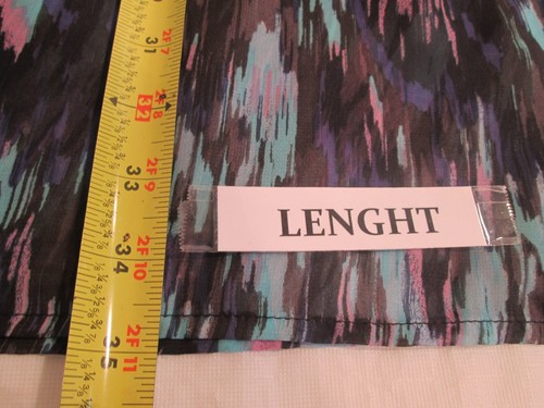 Mud *Women’s Sheer Watercolor Splash Sleevele Dress NWT $44.00 Retail-Size Small - Picture 8 of 10