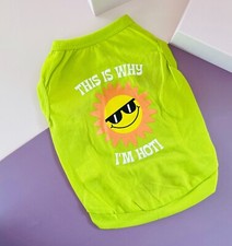 Small Pet Dog Cat Summer Shirts Vest Clothes Cute Puppy T-Shirt Coat Apparel USA