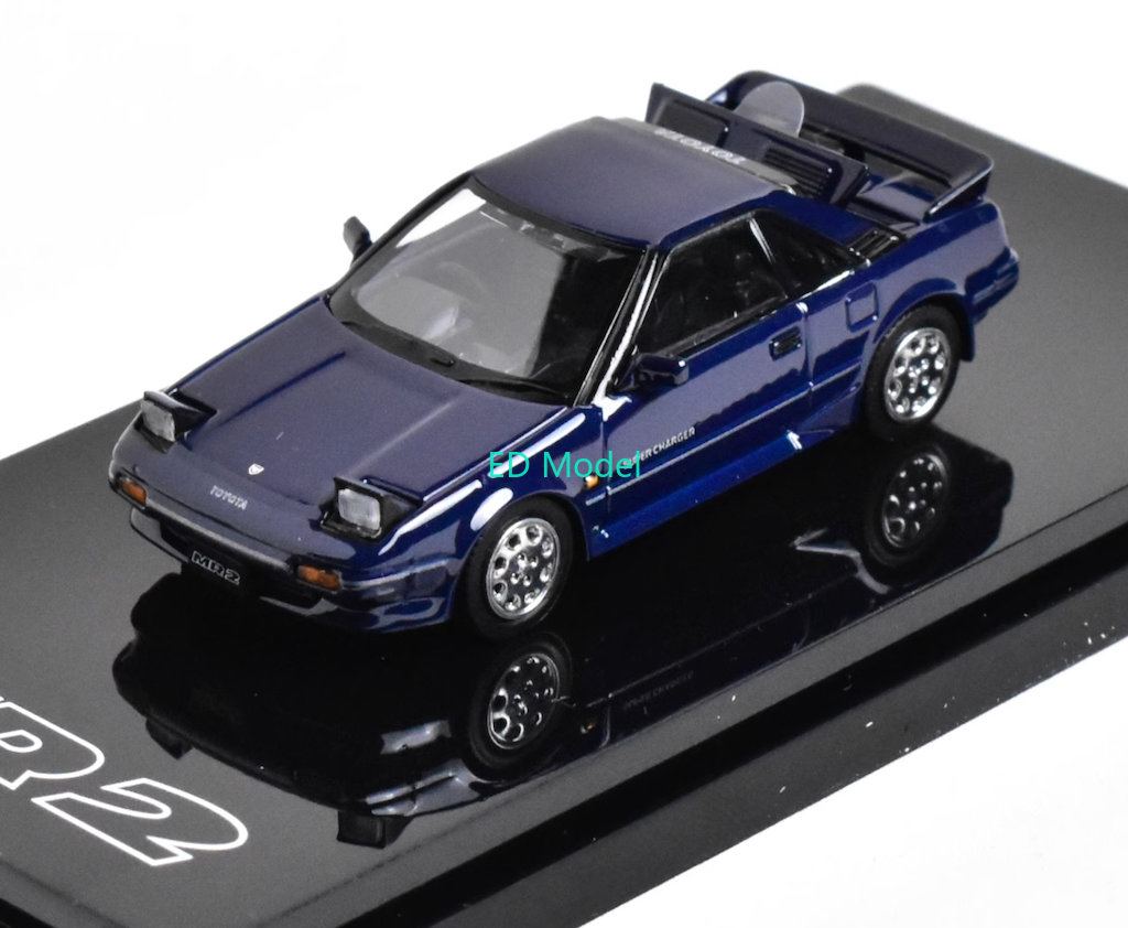BN Hobby Japan 1:64 Blue MR2 Hatchback Sports Model Diecast Metal Car