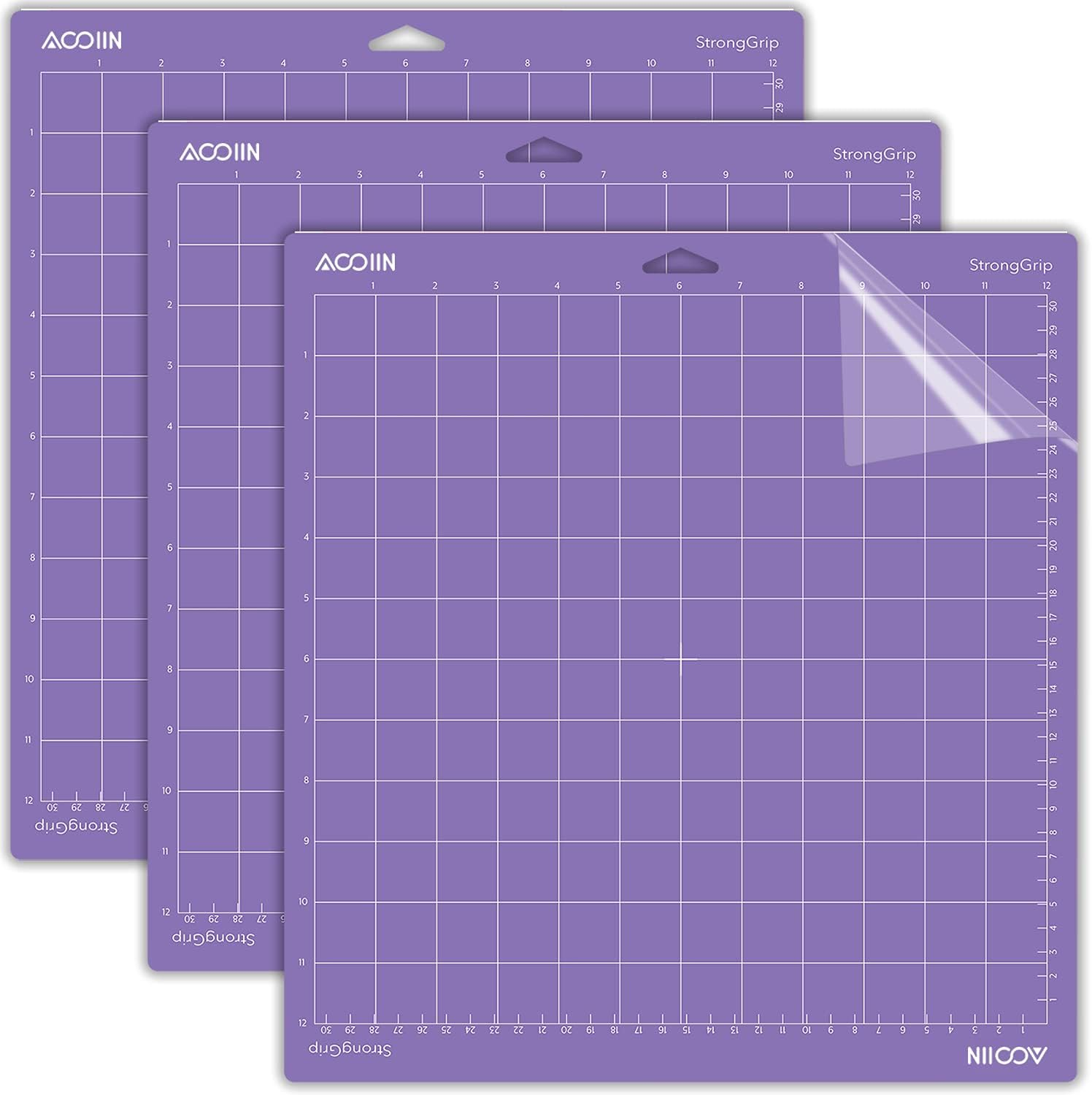 12 X 12 Inch Stronggrip Cutting Mat for Cricut Explore One/Air/Air 2/Maker Adhes