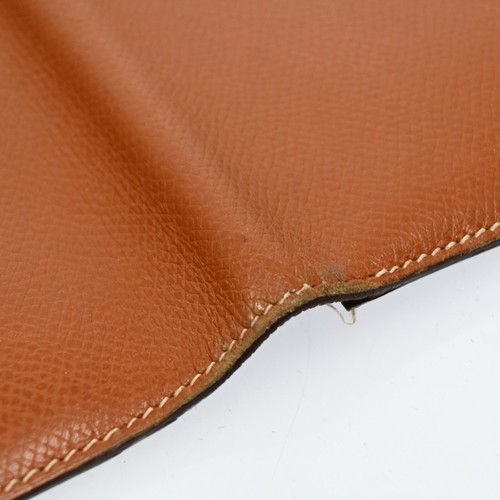 Authentic HERMES Bearn Wallet Leather Brown France w/Box F7058A501 - Picture 21 of 24