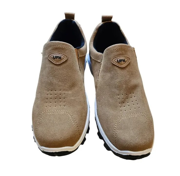UFK Sport Men's Walking Hiking Lightweight Slip On Suede Shoes eBay