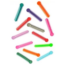 Ortho Shop Orthodontic Ligature Ties, Assorted Colors, 1040/Pack