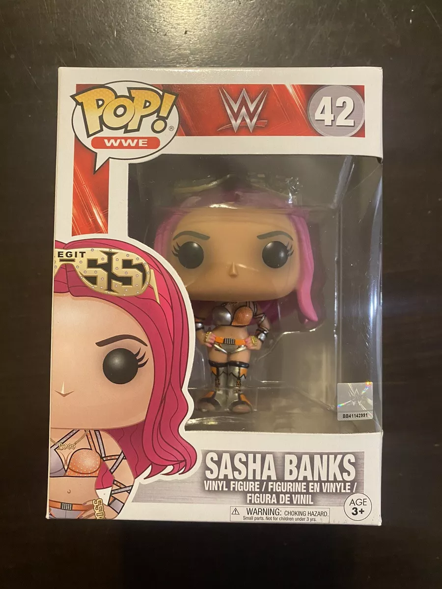 Funko Pop WWE Wrestling Sasha Banks 42 Vaulted