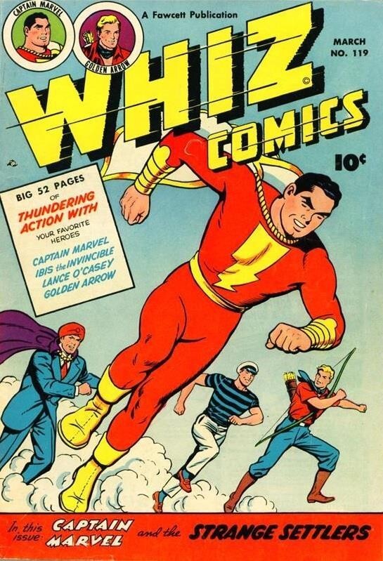 Whiz Comics #119 Photocopy Comic Book