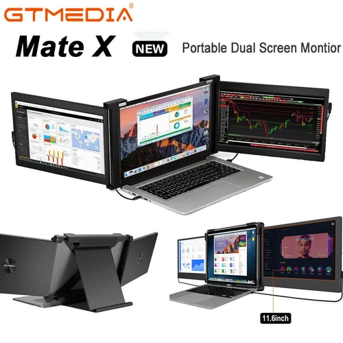 Dual Triple Monitor 1080P IPS FHD Monitor Screen Extender für 11.6" Laptops DE - Bild 1 von 22