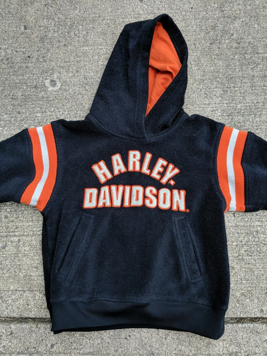 Kids Harley Davidson Fleece Hoodie Size 4 eBay