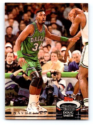 1992-93 Topps Stadium Club Basketball 97 Doug Smith - Dallas Mavericks