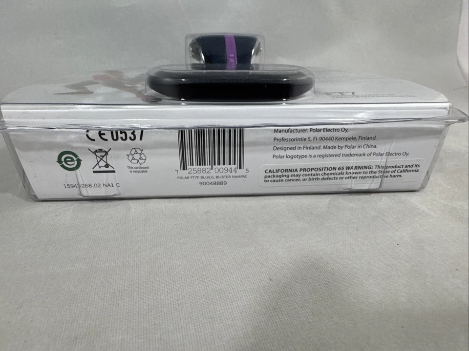 Reloj de fitness Polar FT7 sellado/computadora de entrenamiento/monitor de velocidad de TRH banda púrpura Foto 4 de 4