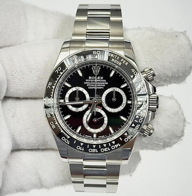 Rolex Daytona 126500LN Complete 2024 SS Black Dial Auto Men's Watch 40mm