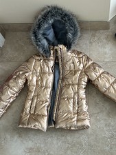 calvin klein youth puffer jacket ROSE GOLD - Size 6x Girls