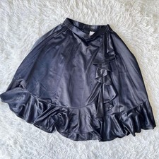 Good Condition Sekine Ballroom Dance Lesson Wear Flare Skirt Black Pleats M
