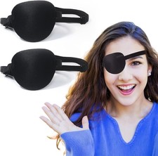 2 Pcs Adjustable Eye Patches Left/Right Lazy Eye Patches for Adults Children