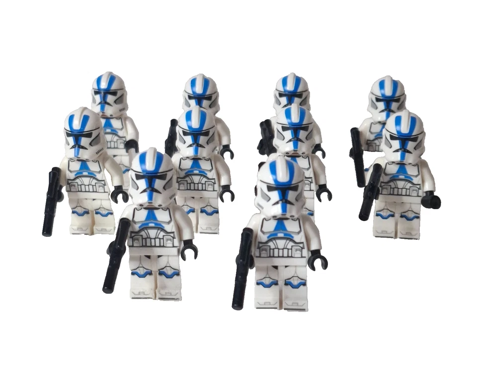Lego Star Wars 10x 501st Clone Trooper Armee Sammlung Blaster Konvolut Minifigur - Bild 1 von 3