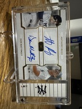 2024 TOPPS Definite Anthony Rizzo Don Mattingly DUAL ON CARD AUTO 28/35
