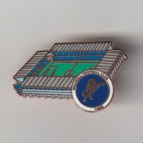 Badge Broche émaillé Millwall FC - Vintage Années 1970, Angleterre