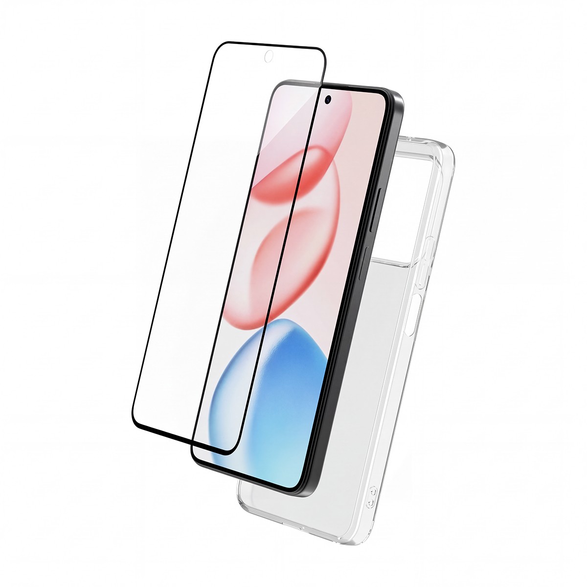 Pack Coque Souple et Verre Trempé pour Honor 400 Smart Transparent