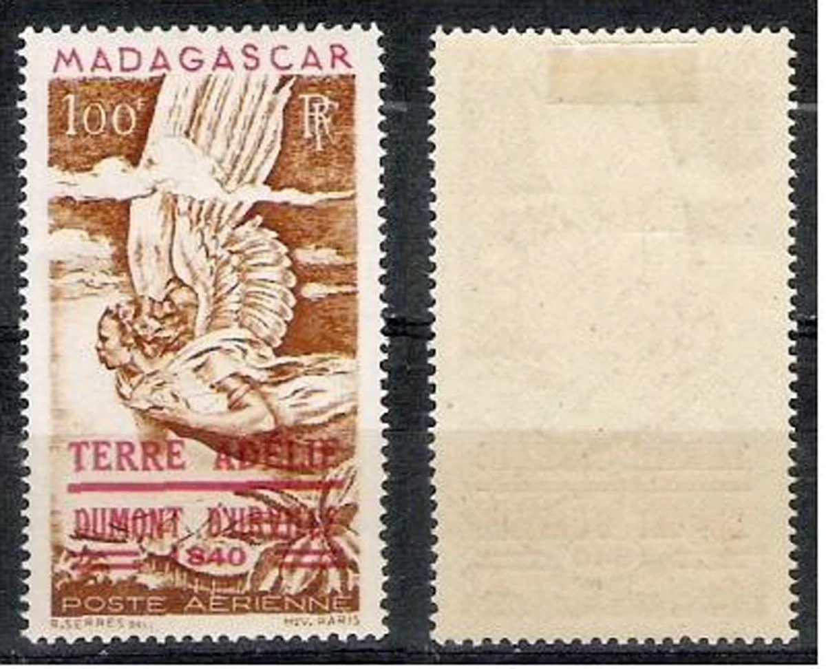 TAAF FSAT 1948 Air mail 100F VF MLH flawless gum HCV