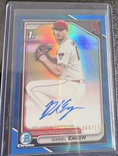 2024 Bowman Draft #CPA-DE Daniel Eagen Chrome Prospect Auto Blue Refractor /150