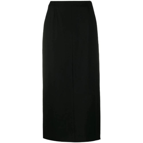Gianfranco Ferré, Gianfranco Ferre A6751 Damen Rock Vintage 90s Wolle schwarz Size 44-it