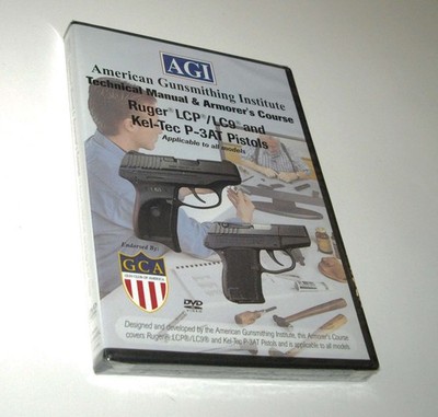 NEW AGI Technical Manual  Course DVD Ruger LCP LC9 KEl-Tec PP-3AT Pistols 1564SL