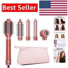 Ceramic 5-in-1 Hot Air Styler - Quick Drying, No Heat Damage for All Hair Types