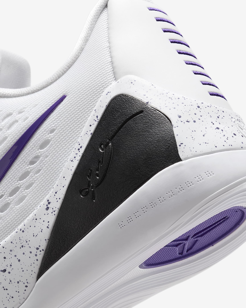 シューズ(男性用) Nike GS Kobe 9 \"White/Court Purple/\" NIKE KOBE IX ELITE LOW PROTRO WHITE/COURT PURPLE YOUTH – CourtSide