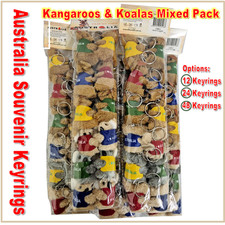 12/48/72pcs Australian Souvenir Keyring Keyrings Australia mini Kangaroo & Koala — image 16