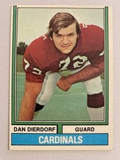 1974 Topps Football Dan Dierdorf #32 St. Louis Cardinals EXMT-NM