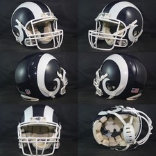 Vtg 2016-17 Los Angeles Rams Ethan Westbrooks Game Used Worn Football Helmet