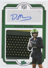 Dante Moore 2025 National Treasures Auto Autograph Patch RC Oregon Ducks 19/25