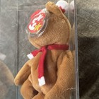 Ty Beanie Babies Bear Plush Santa Hat & Scarf, Retired 1998 Vintage w/ Case — photo 2