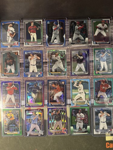 Huge Lot 420+ 2025 Bowman 20 Autos Chrome 30 Numbered/parallel, Inserts (RC) - Picture 2 of 19