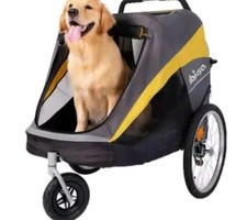 Ibiyaya HERCULES PRO Heavy duty Pet Stroller for Large Dogs Carry Travel Mobile