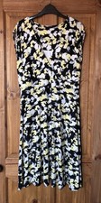 Wallis by BHS floral jersey crossover dress with waist ties 16