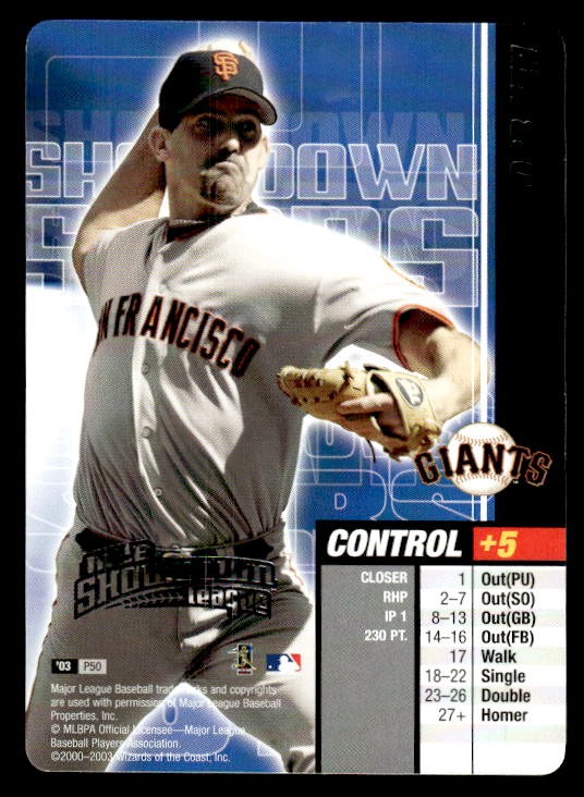 Robb Nen 2003 MLB Showdown ShowdownStars Promos #P50 Giants ESE QTY
