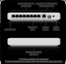Ubiquiti Switch Flex 2.5G PoE USW-FLEX-2-5G-8-POE - NEW SEALED