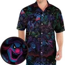 Haunted Scooby Doo Villains Hawaiian Shirt Fun and Stylish Hawaiian Shirts for M