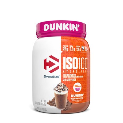 ISO100  Whey Protein Isolate - Dunkin'  Mocha Latte (20 Servings)