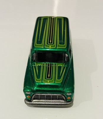 HW '55 Chevy Panel Real Riders RLC限定 レア Hot Wheels RLC 2012 Collector Edition '55 Chevy Panel Green Loose