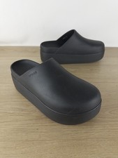 Crocs Womens Dylan Platform Clogs Size 10 Black Slip On