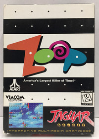 COMPLETE Zoop ATARI JAGUAR Manual CIB Puzzle VIACOM Hookstone 64-BIT Cybersound