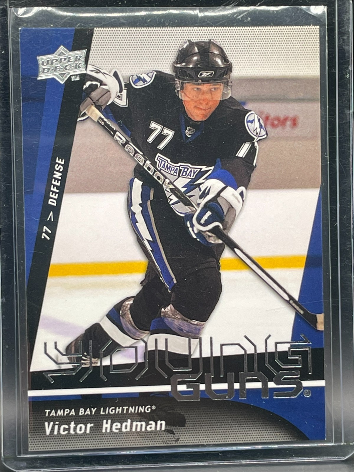 Victor Hedman - 2009-10 Upper Deck Series One Young Guns Rookie RC #202 Tampa