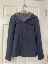 EUC Eddie Bauer Boys Hooded Fleece Jacket Sweatshirt Size XL Kids