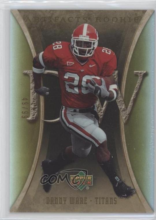 2007 Upper Deck Artifacts Rookie Gold 49/99 Danny Ware #113 Rookie RC 0j0