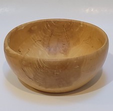 Vintage Box Elder Handcrafted Wood Bowl, Signed Wooden Decor, NC Mountain Art