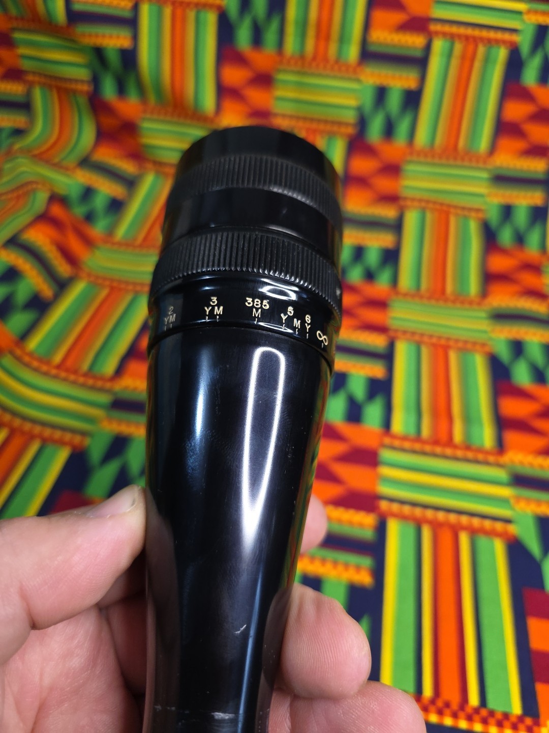 VINTAGE REDFIELD 6-18X ACCU-RANGE 600 GLOSS RIFLE SCOPE WITH AO TARGET RETICLE 